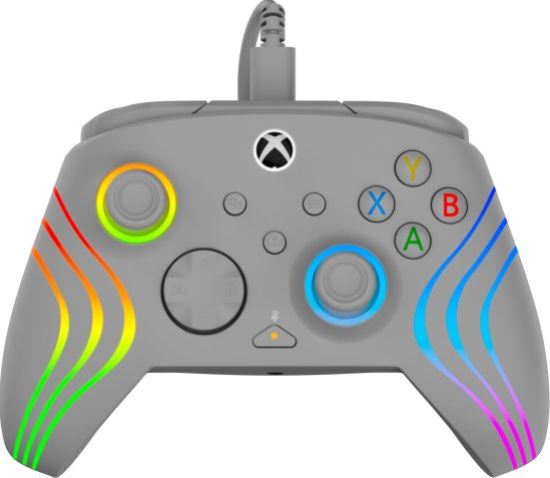 Xbox - בקר גיימינג Turtle Beach Afterglow Wave – תואם Xbox ו־Windows – צבע אפור