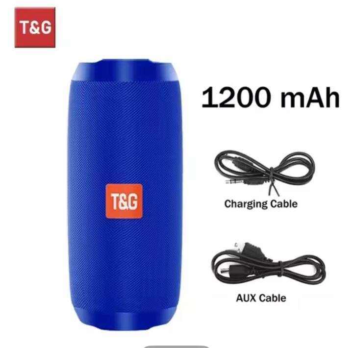 רמקול נייד T&G - עמיד במים - כחול