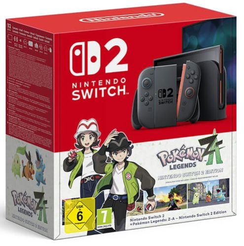 Switch 2 + Pokemon Legends Z-A - הזמנה מוקדמת