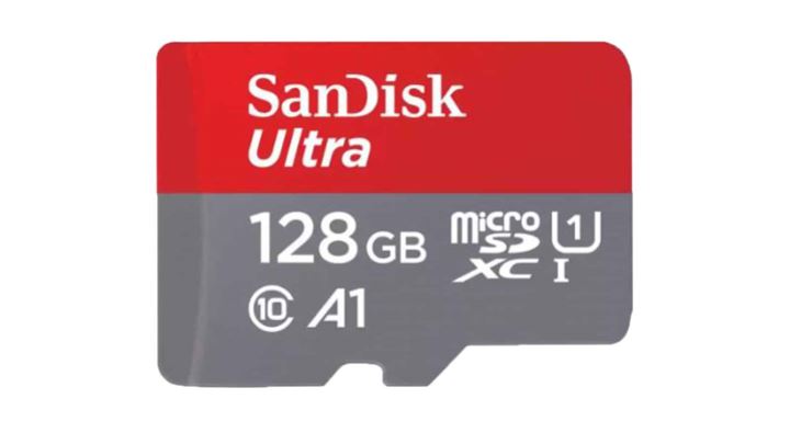 כרטיס זיכרון - Switch SanDisk Ultra UHS I 128GB MicroSD Card