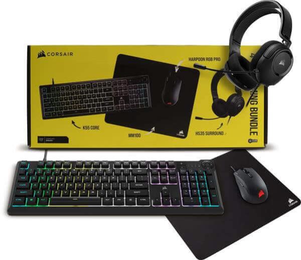 CORSAIR 4-in-1 Gaming Bundle - חבילת גיימינג מושלמת מבית CORSAIR