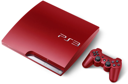 Sony Playstation 3 slim 320 GB red